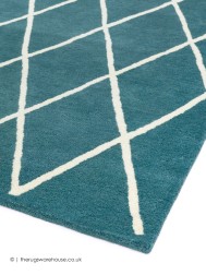 Albany Geo Teal Rug - Thumbnail - 4