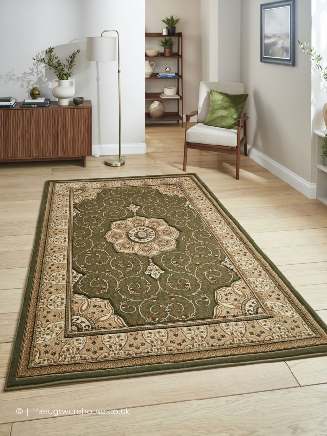 Nerima Green Rug - 2