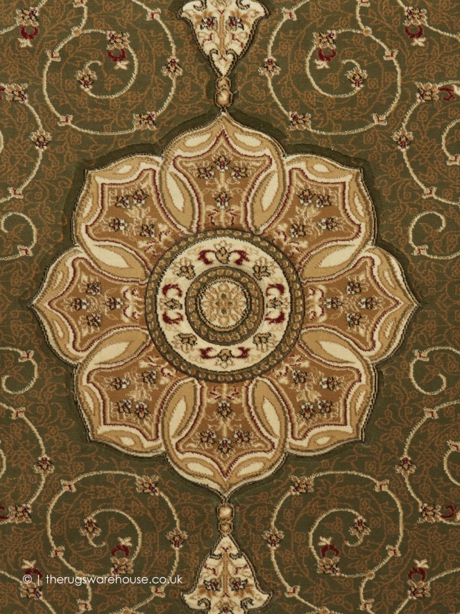 Nerima Green Rug - 7