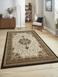 Nerima Cream Black Rug - Thumbnail - 2
