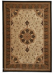 Nerima Cream Black Rug - Thumbnail - 9