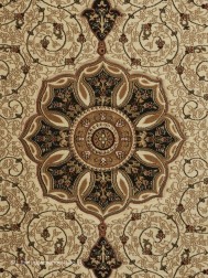 Nerima Cream Black Rug - Thumbnail - 7