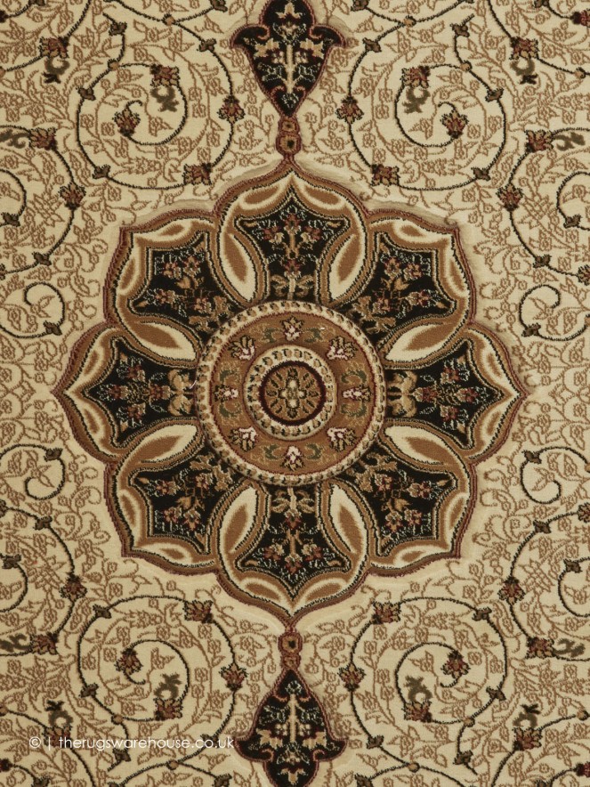Nerima Cream Black Rug - 7