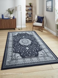 Nerima Dark Blue Rug - Thumbnail - 2