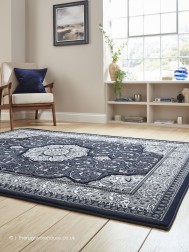 Nerima Dark Blue Rug - Thumbnail - 3