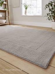 Windsor Border Grey Rug - Thumbnail - 3