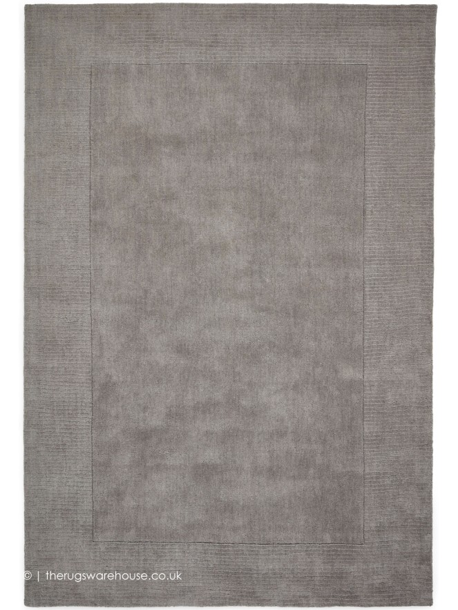 Windsor Border Grey Rug - 10