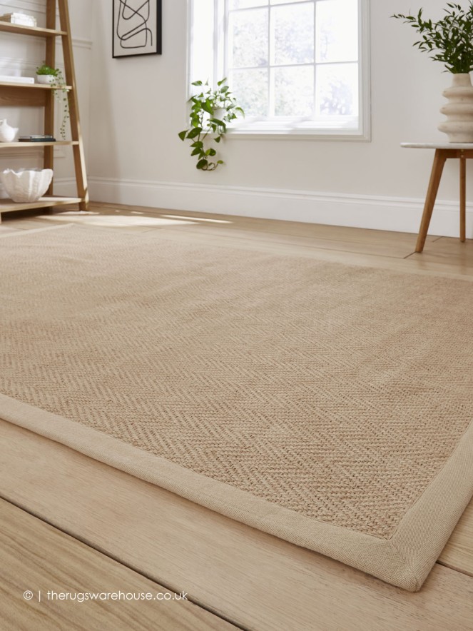 Portland Jute Beige Rug - 3