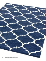 Albany Ogee Blue Rug - Thumbnail - 6