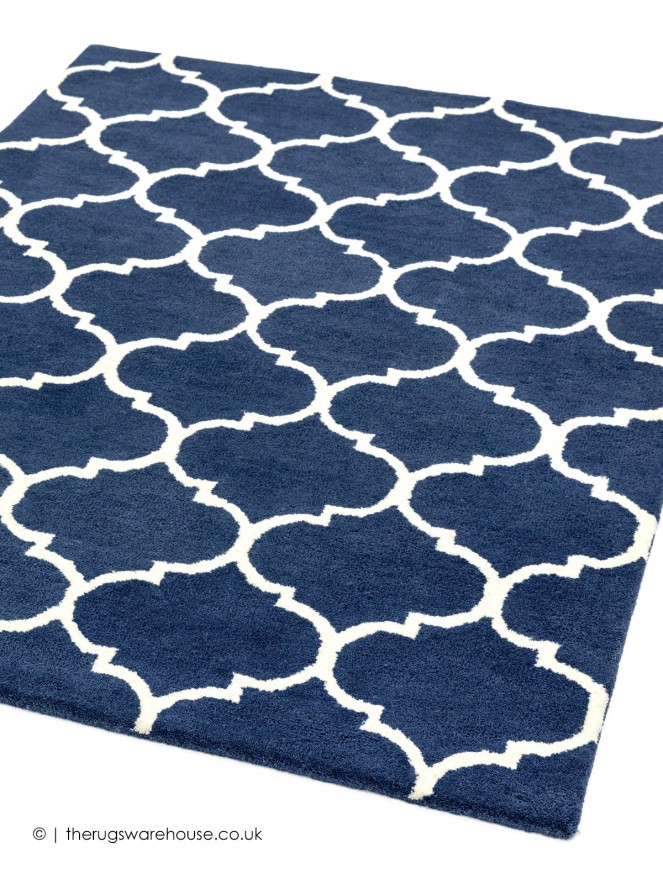 Albany Ogee Blue Rug - 6
