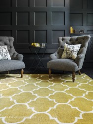 Albany Ogee Ochre Rug - Thumbnail - 2