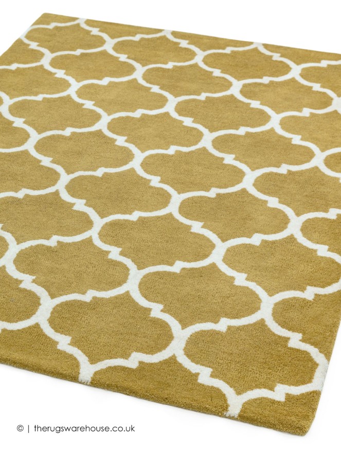 Albany Ogee Ochre Rug - 6