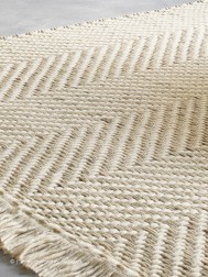 Twill Beige Rug - Thumbnail - 3