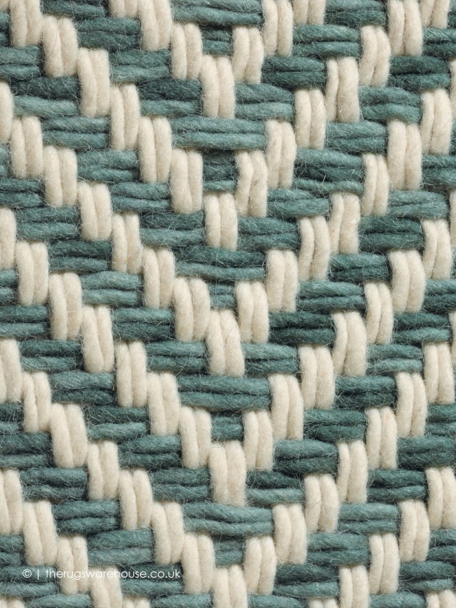 Twill Teal Rug - 4