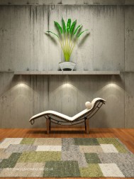 Melbourne Green Mix Rug - Thumbnail - 2