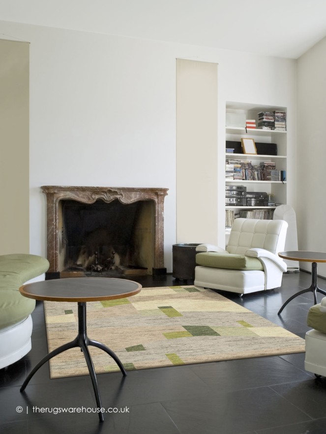 Fenuma Green Mix Rug - 2