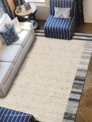 Countrywalk Ivory Blue Rug - Thumbnail - 2
