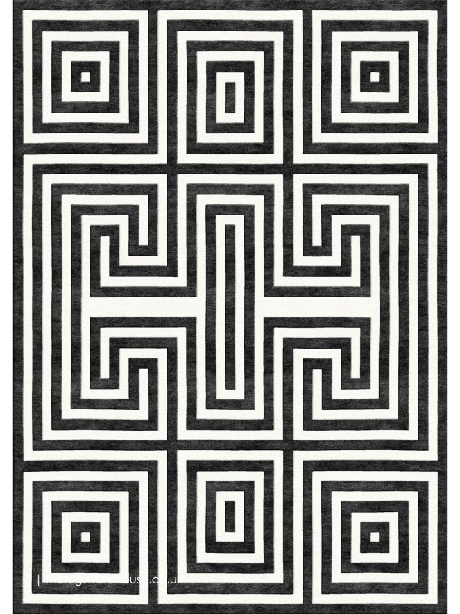 Greko Charcoal Rug - 2