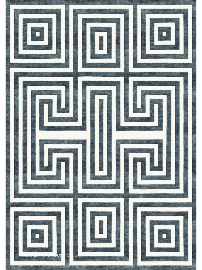 Greko Petrol Rug - 2