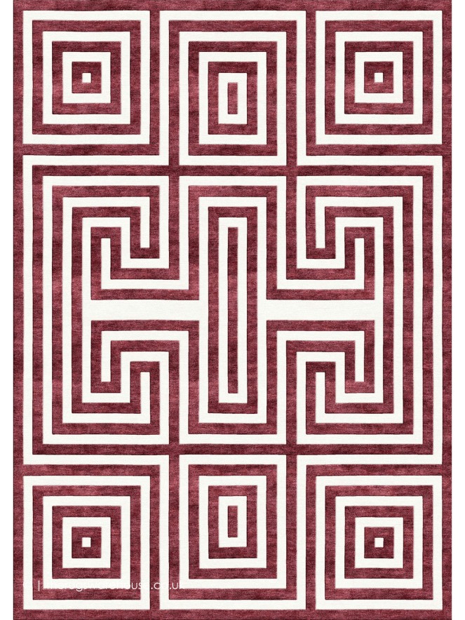 Greko Red Rug - 2