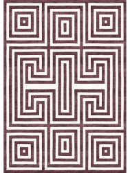 Greko Aubergine Rug - Thumbnail - 2