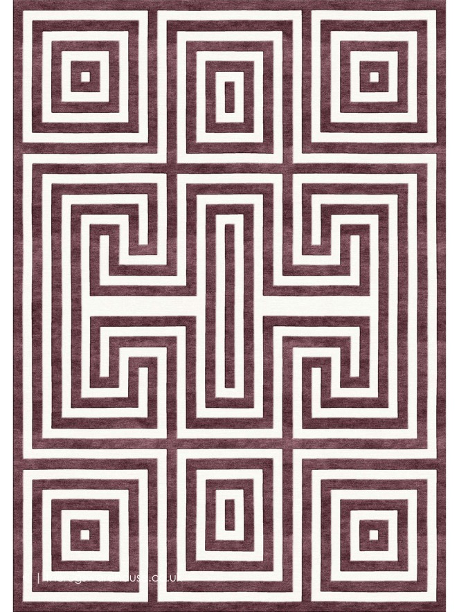 Greko Aubergine Rug - 2