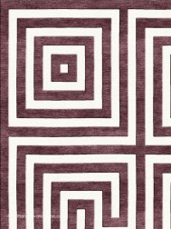 Greko Aubergine Rug - Thumbnail - 3