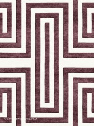 Greko Aubergine Rug - Thumbnail - 4