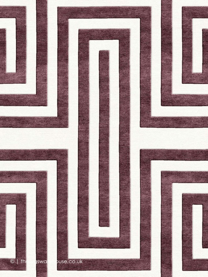 Greko Aubergine Rug - 4