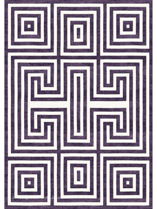Greko Purple Rug - 2