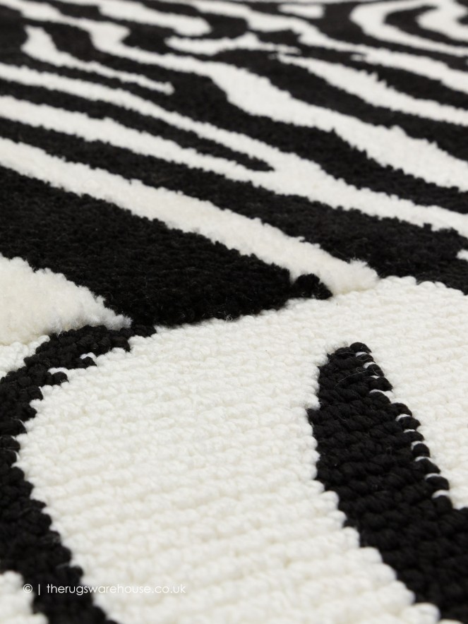 Wilder Zebra Mono Rug - 7