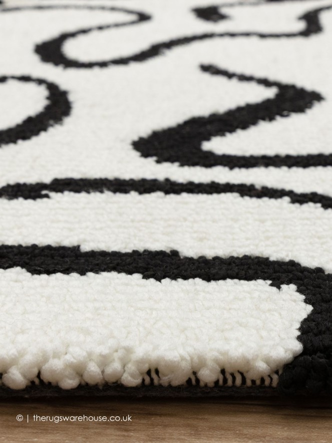 Wilder Zebra Mono Rug - 4