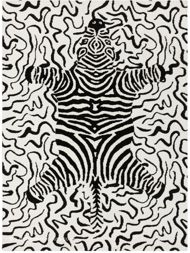 Wilder Zebra Mono Rug - 9