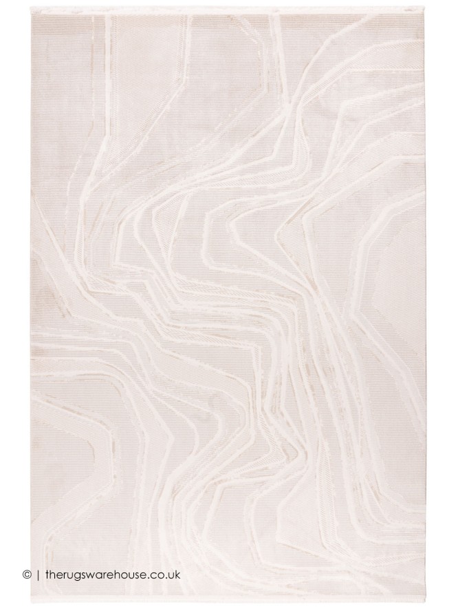 Endoume Beige Silver Rug - 6
