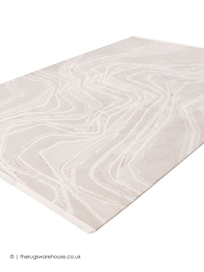 Endoume Beige Silver Rug - 5