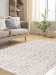 Timone Silver Ivory Rug - Thumbnail - 2
