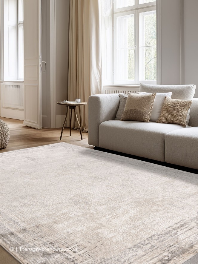 Castellane Beige Silver Rug - 2
