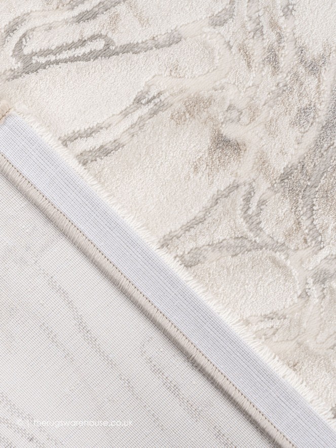 Sormiou Beige Silver Rug - 4