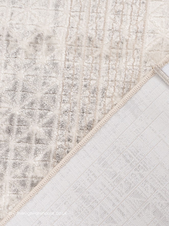 Avoriaz Beige Silver Rug - 4