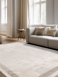 Chartrons Beige Silver Rug - Thumbnail - 2