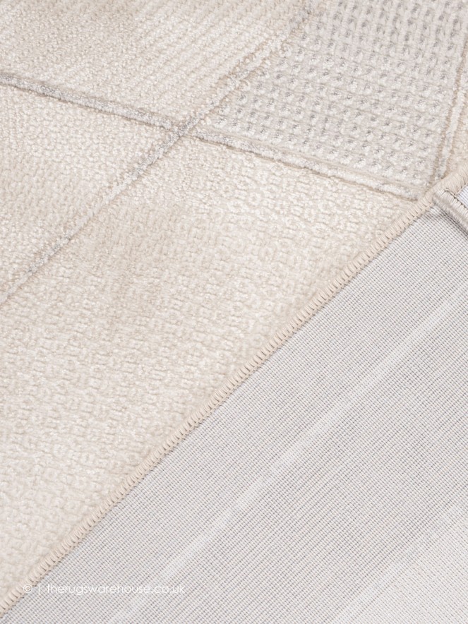 Chartrons Beige Silver Rug - 4