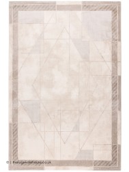 Chartrons Beige Silver Rug - Thumbnail - 6