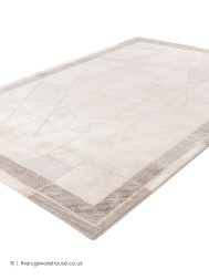 Chartrons Beige Silver Rug - Thumbnail - 5