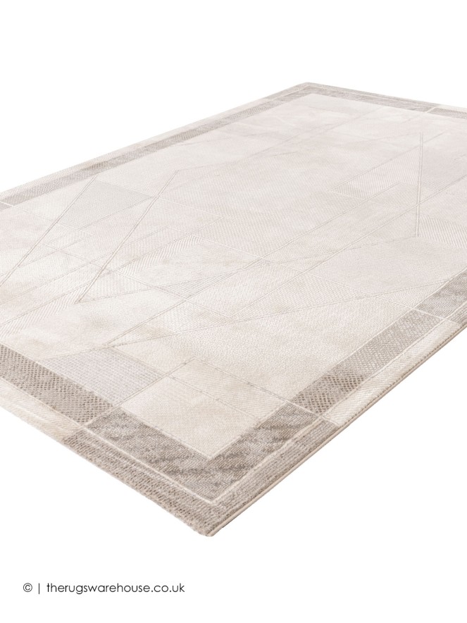 Chartrons Beige Silver Rug - 5