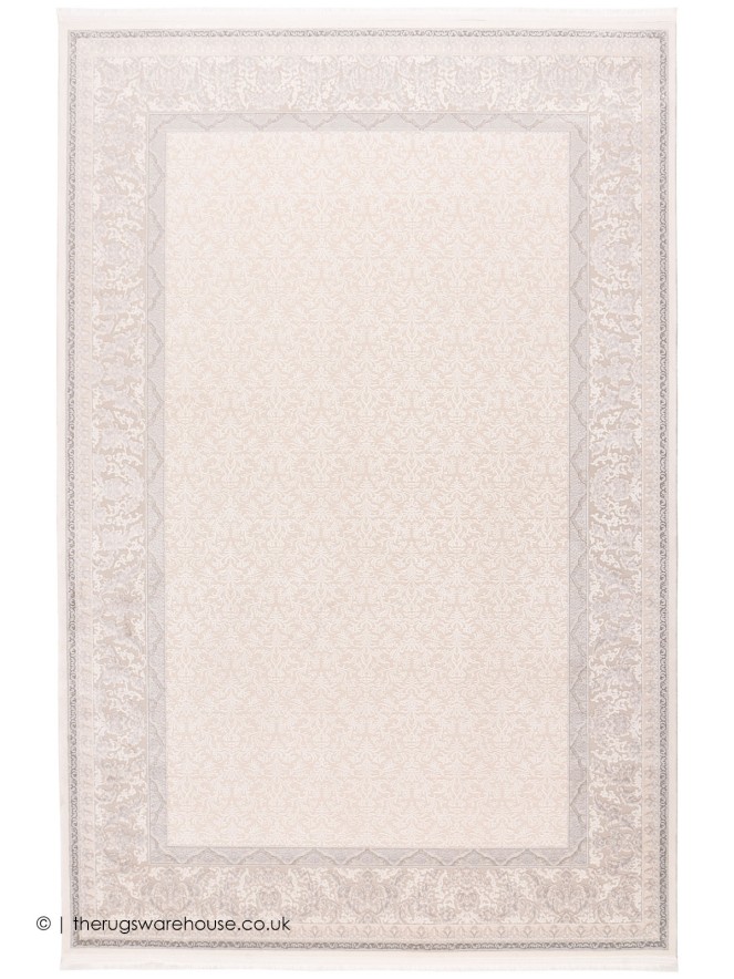 Chalvagne Ivory Silver Rug - 6