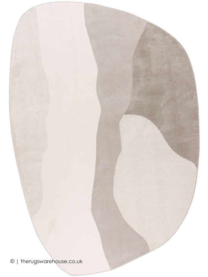 Calafuria Ivory Silver Rug - 6