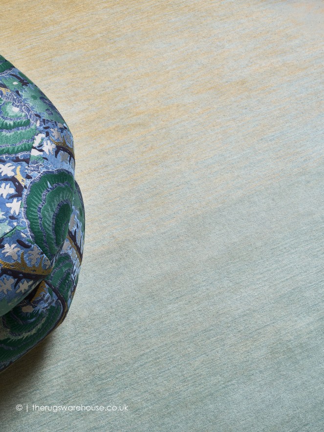 Sunrise Bleu Jaune Rug - 3