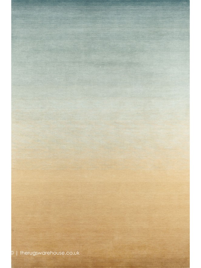 Sunrise Bleu Jaune Rug - 4