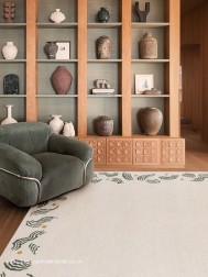 Esterel Ecru Rug - Thumbnail - 3