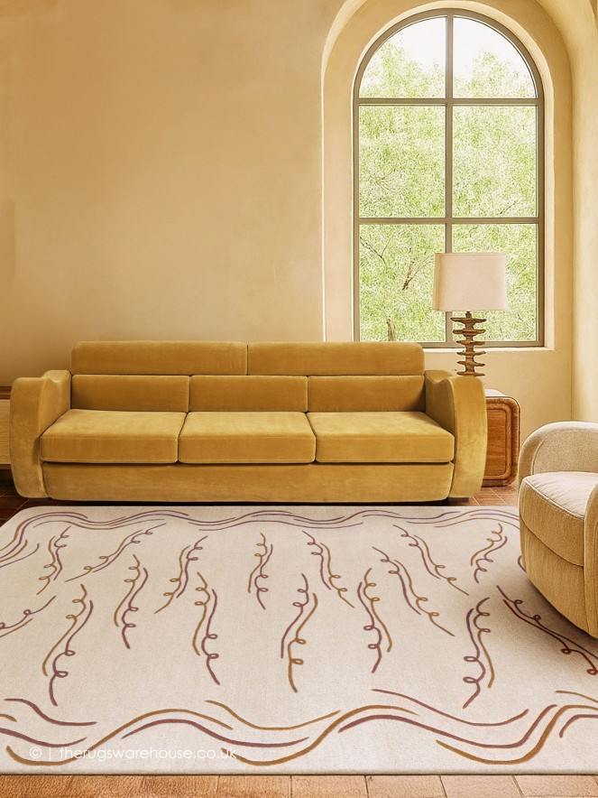 Nazare Ecru Brique Rug - 4